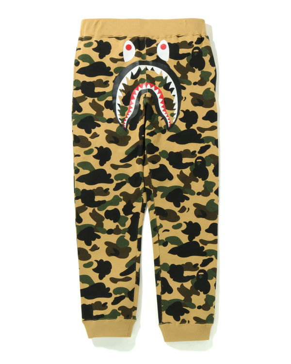 Jogging Bape 1st Camo Shark Slim Homme Jaune | HCOYX3417