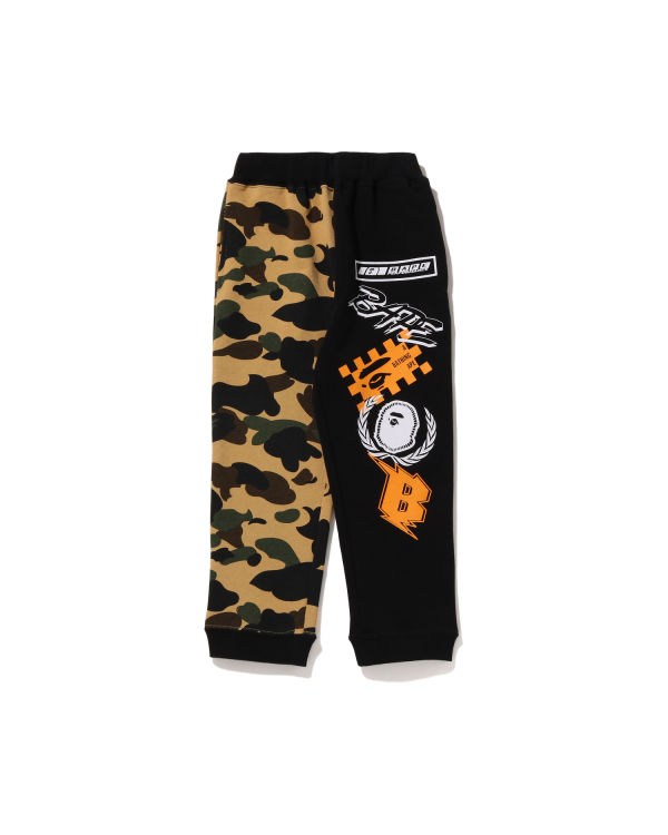 Jogging Bape 1st Camo Team Emblem Print Enfant Jaune | RDOHG0912