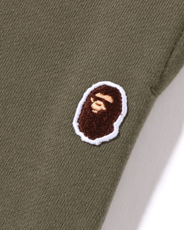 Jogging Bape Ape Head One Point Oversized Femme Vert | YLTHM3045