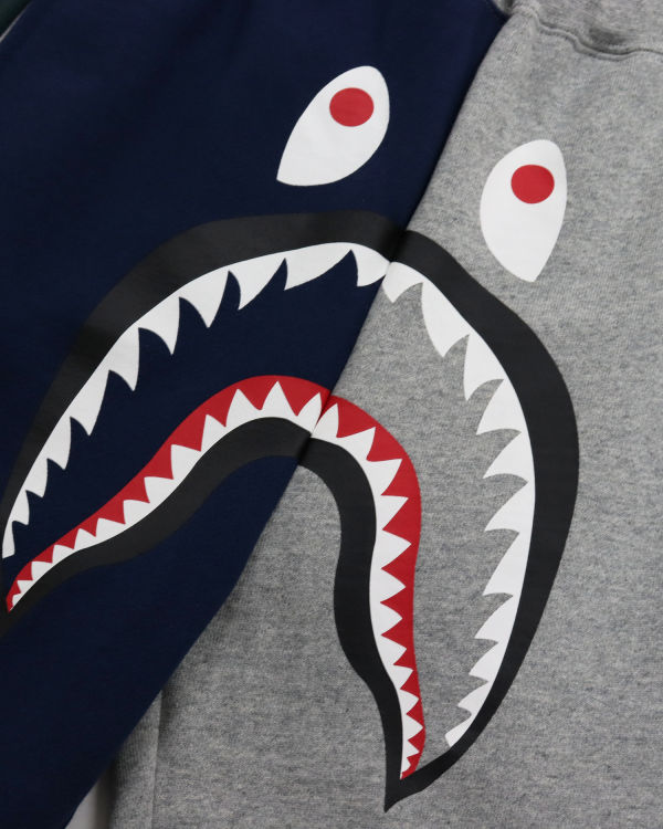 Jogging Bape Crazy Shark Femme Grise | CQJPX3489