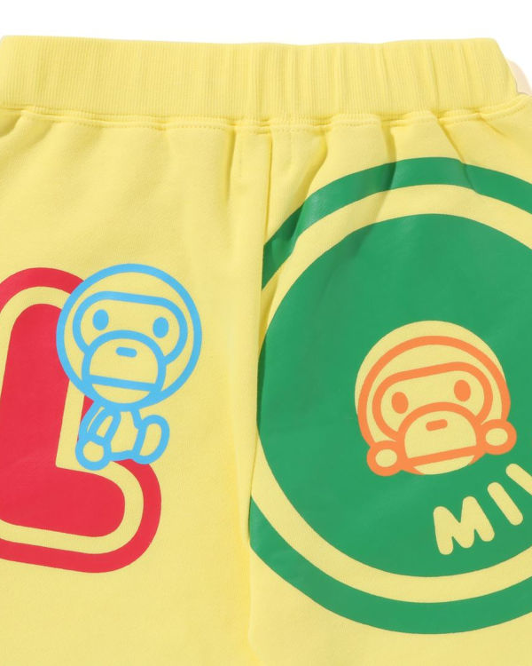 Jogging Bape Milo Font Enfant Jaune | FPLBQ1263