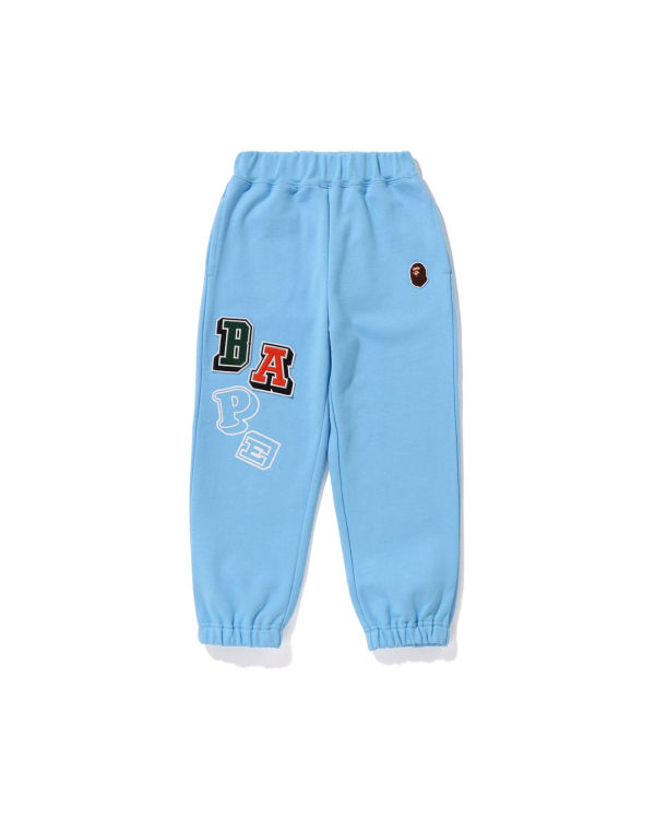 Jogging Bape Multi Fonts Enfant Bleu | HBXWV7052