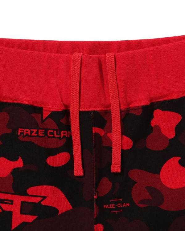 Jogging Bape X Faze Clan Homme Rouge Clair | SMRCT4807