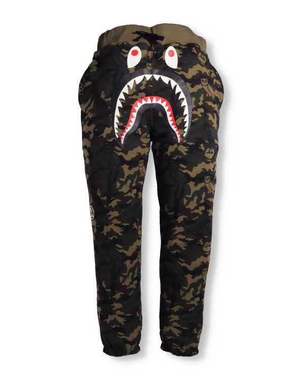 Jogging Bape X OVO Woodland Camo Shark Reversible Homme Noir | ZHQXS6017