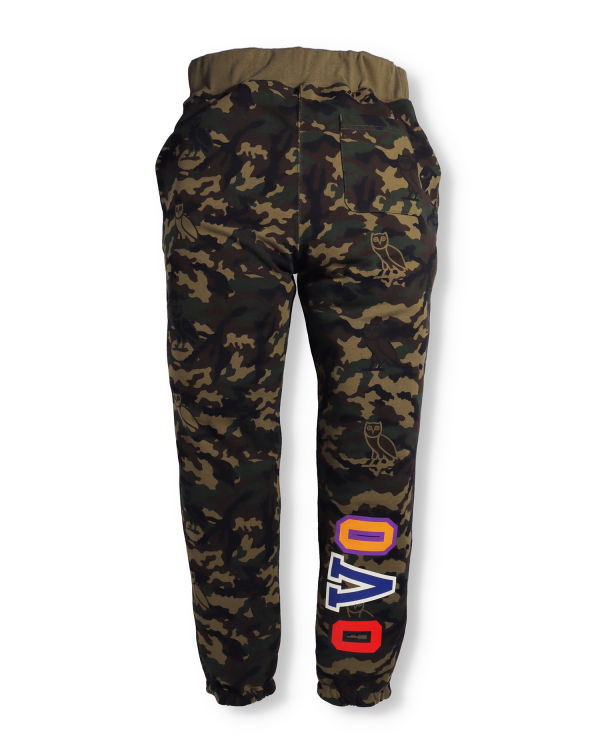 Jogging Bape X OVO Woodland Camo Shark Reversible Homme Noir | ZHQXS6017