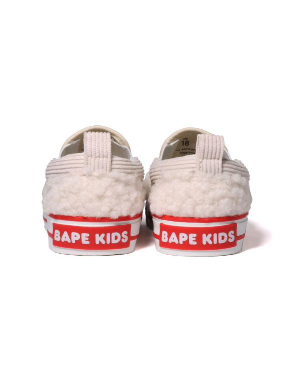 Mocassin Bape Milo Boa Enfant Blanche | PCTEB0215