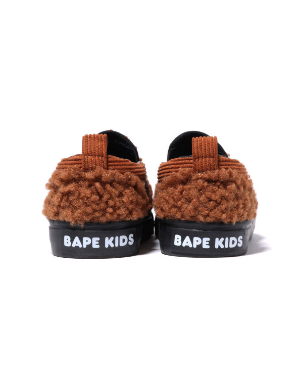 Mocassin Bape Milo Boa Enfant Marron | VOZWT5614