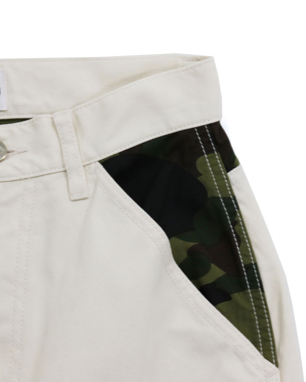 Pantalon Bape 1st Camo Painter Femme Blanche | RVFUJ0583