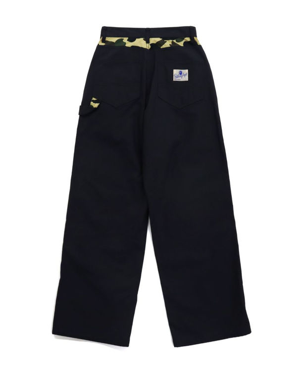 Pantalon Bape 1st Camo Painter Femme Noir | UROKQ5807