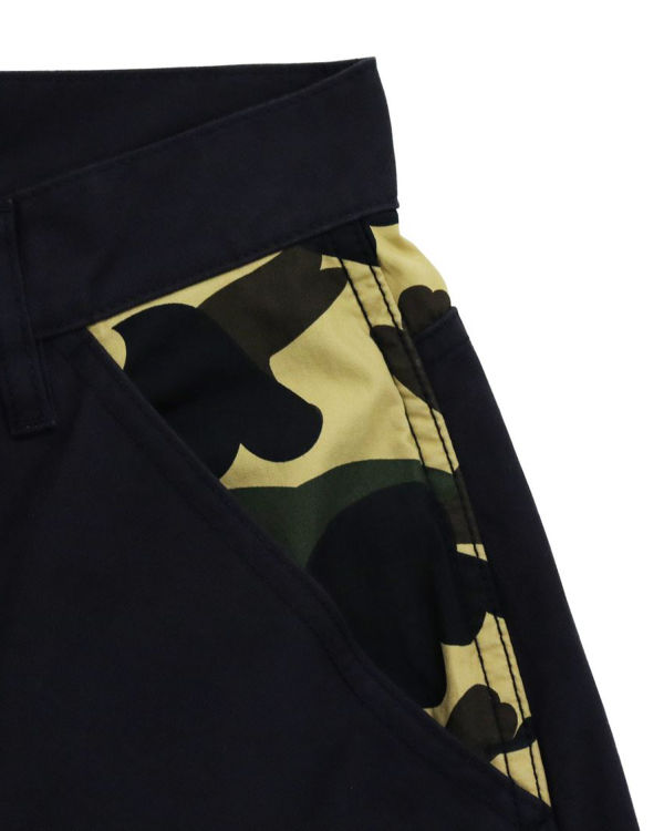 Pantalon Bape 1st Camo Painter Femme Noir | UROKQ5807