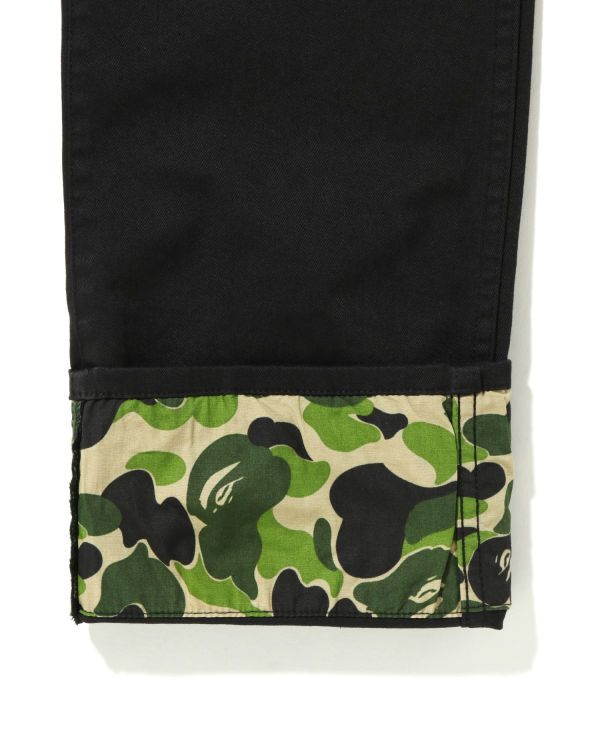 Pantalon Bape ABC Camo Cuffed Enfant Noir | KMHCJ9513