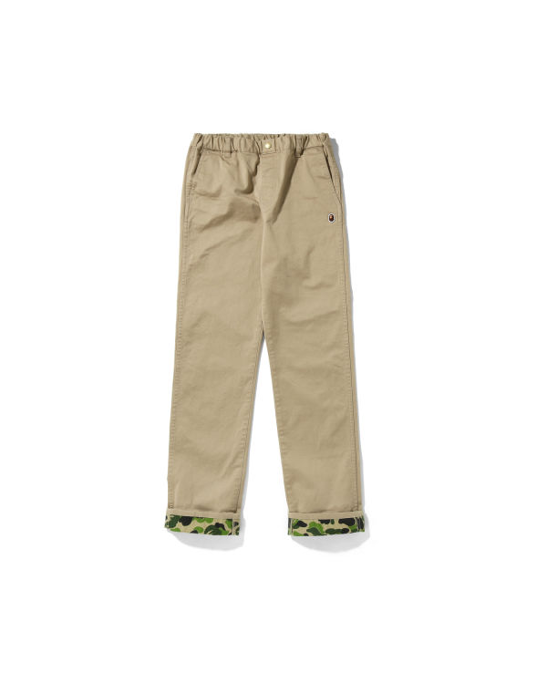 Pantalon Bape ABC Camo Cuffed JR Enfant Beige | WQMUJ2470