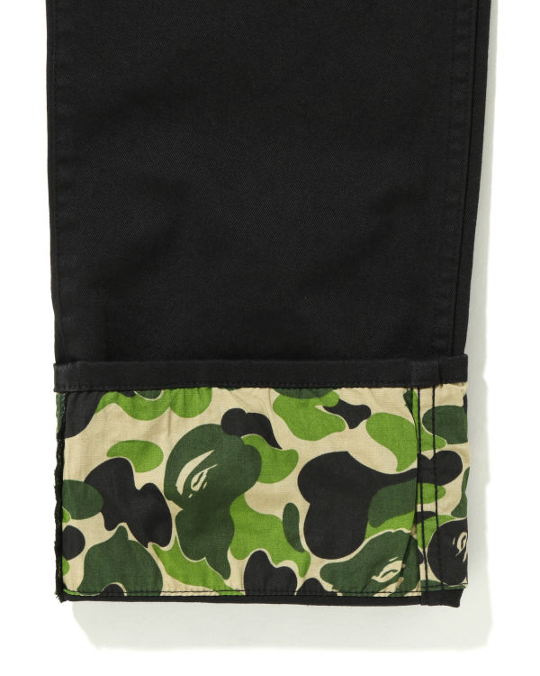 Pantalon Bape ABC Camo Cuffed JR Enfant Noir | WRAIX2374