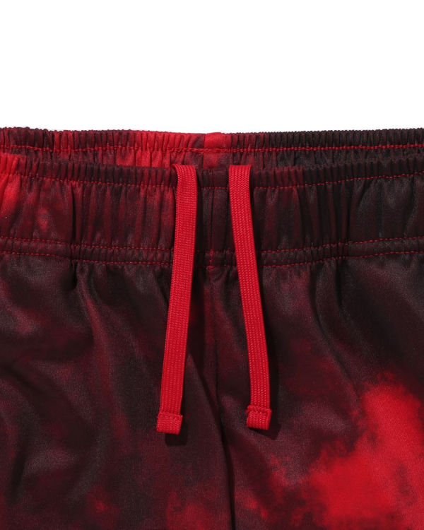 Pantalon Bape A Bathing Ape Dye Piste Homme Rouge Clair | VRWNI9270