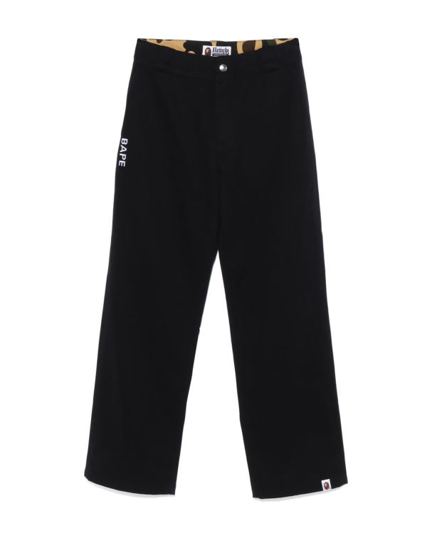 Pantalon Bape Chino Travail Femme Noir | XBNKH1483