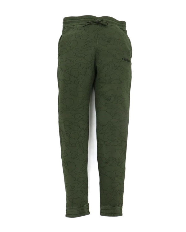 Pantalon Bape Line 1st Camo Washed Slim Homme Vert | KOYSX8356