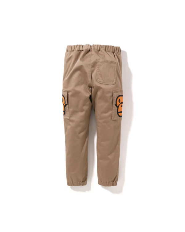 Pantalon Bape Milo Side Pocket Face Enfant Beige | GUOAJ2671