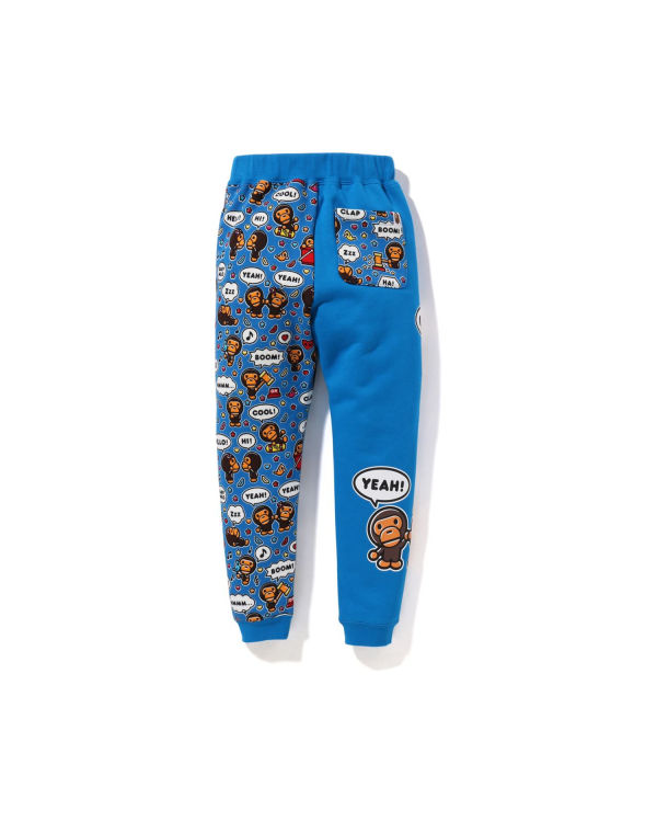 Pantalon Bape Milo Speech Balloon Slim Enfant Bleu | WIXMP5893