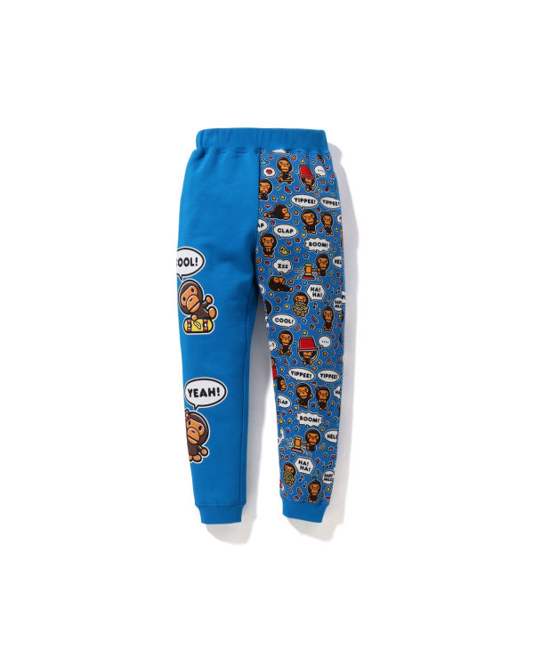 Pantalon Bape Milo Speech Balloon Slim Enfant Bleu | WIXMP5893