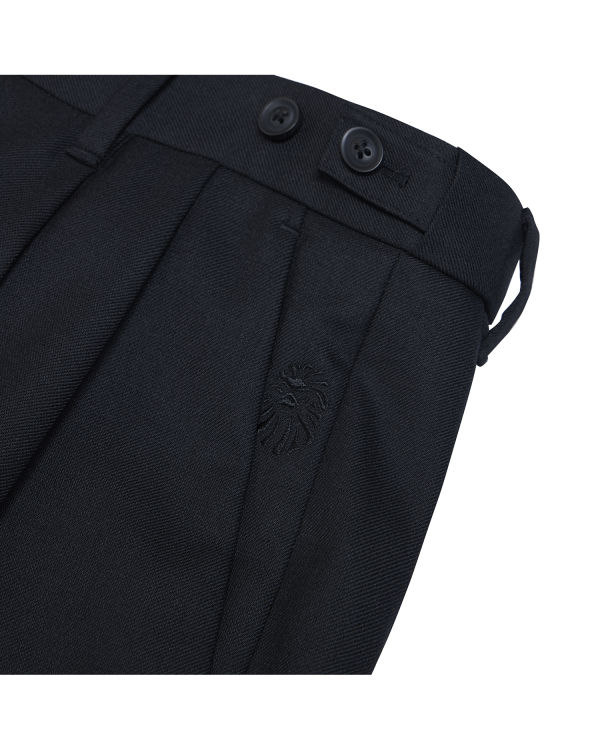 Pantalon Bape Plissé Homme Noir | ZGDCL7504