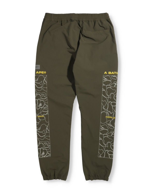 Pantalon Bape Rip Stop Piste Homme Vert | SOPXL7036