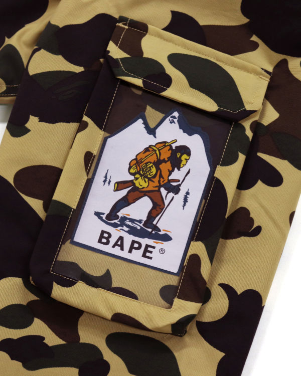 Parka Bape 1st Camo Mountain Homme Jaune | IVLPY1523