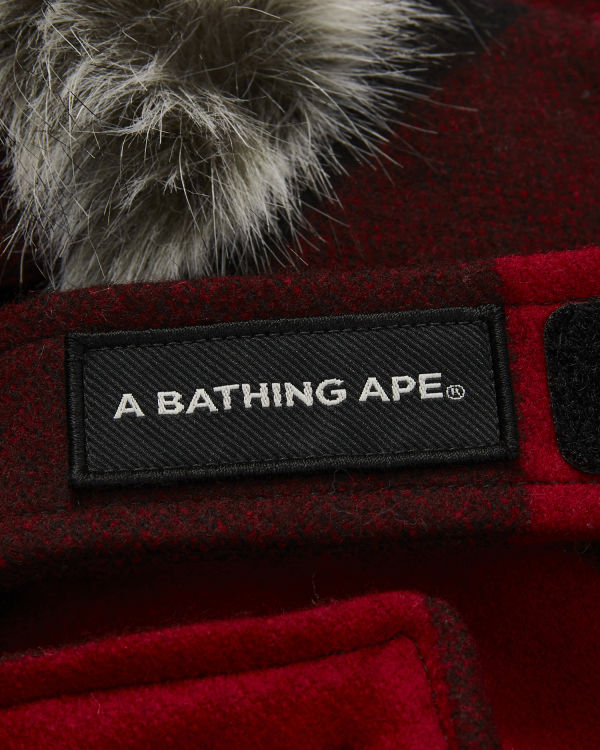 Parka Bape X Woolrich Arctic Homme Rouge Clair | KIVZL9305