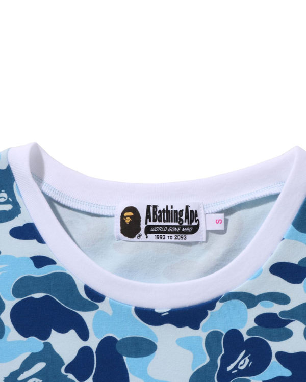 Peignoir Bape ABC Camo L/S Bodycon Femme Bleu | PXBHE0524