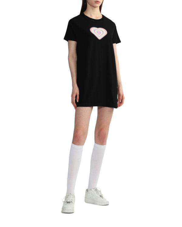 Peignoir Bape Graphique Femme Noir | MSLUH8732