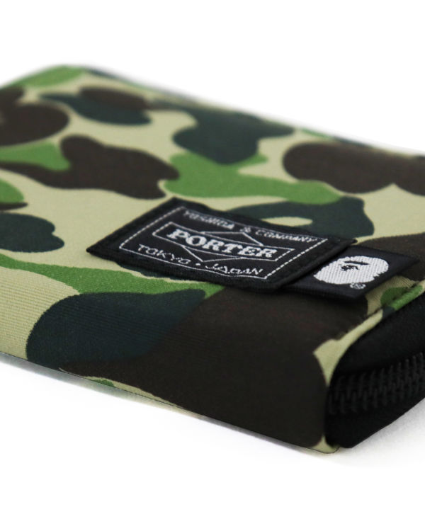 Portefeuilles Bape Porter ABC Camo Mini Homme Vert | PGHCR0836