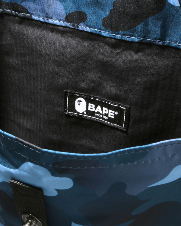 Sacs À Bandoulière Bape Gradation Camo Homme Bleu | BRQMV3608