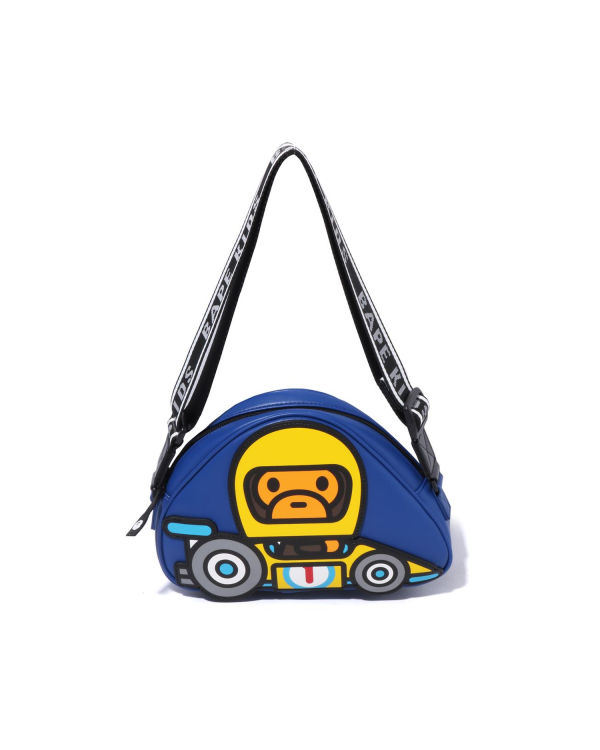 Sacs À Bandoulière Bape Milo Racing Enfant Bleu | YNTVA2597