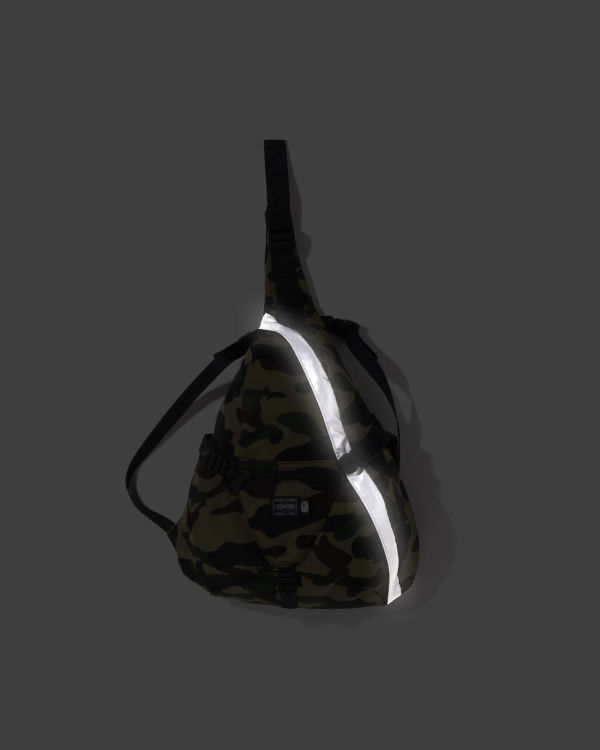 Sacs À Bandoulière Bape Porter 1st Camo One Homme Vert | XIPEO7385