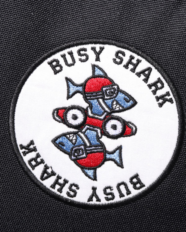 Sacs À Dos Bape Busy Shark Homme Noir | BCRXT4091