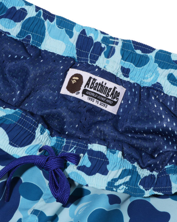 Shorts Bape ABC Camo Beach Homme Bleu | HCRFX3197