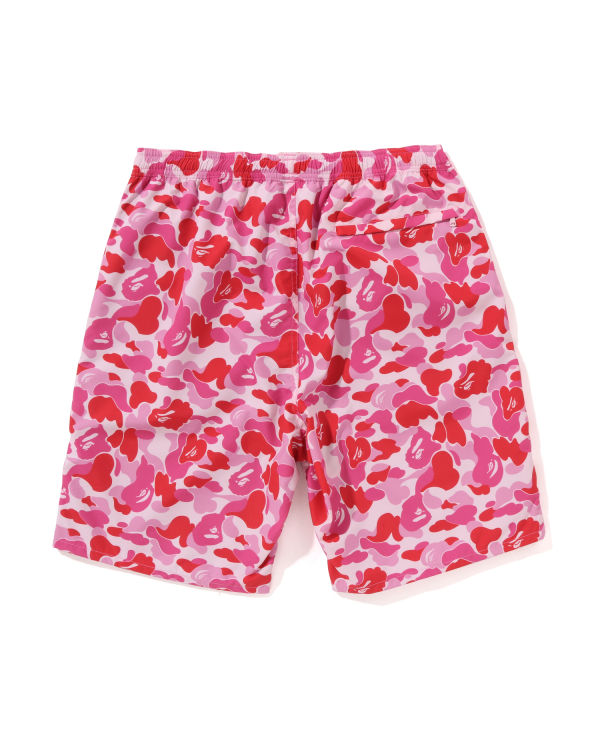 Shorts Bape ABC Camo Beach Homme Rose | WYRHL1475