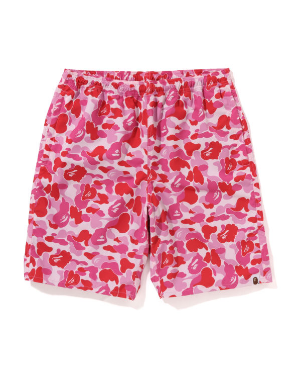 Shorts Bape ABC Camo Beach Homme Rose | WYRHL1475