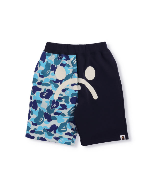 Shorts Bape ABC Camo Milo Face Enfant Bleu | ZVMXC4382