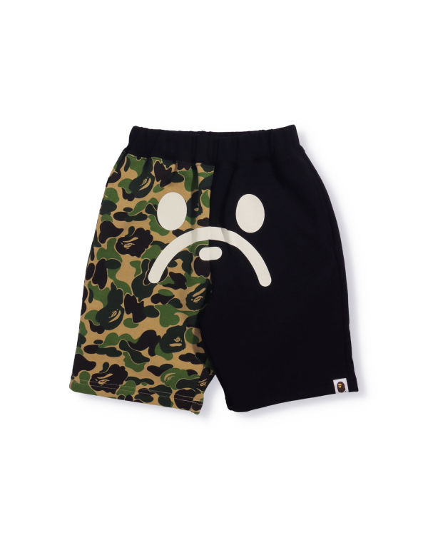 Shorts Bape ABC Camo Milo Face Enfant Vert | YLCGS1023