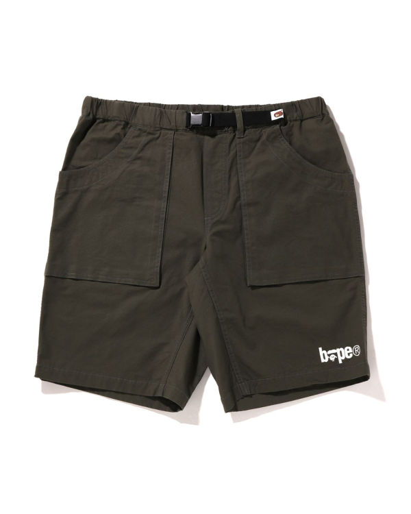 Shorts Bape Climbing Homme Kaki Foncé | JSWNT6489