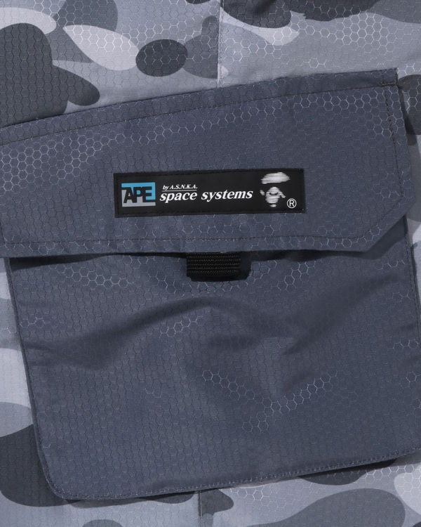 Shorts Bape Honeycomb Camo Cargo Homme Grise | YIFWO4809