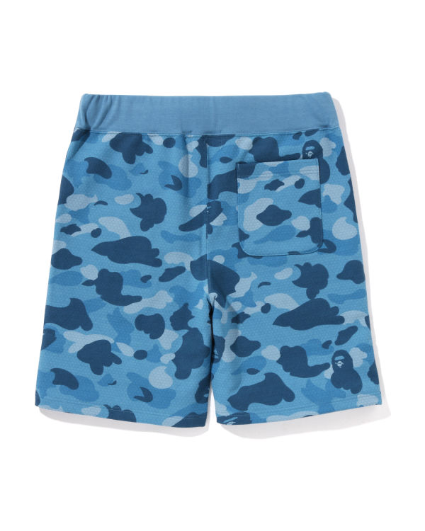 Shorts Bape Honeycomb Camo Shark Homme Bleu Clair | YWOXC0328