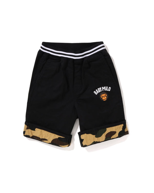 Shorts Bape Milo 1st Camo Cuffed Enfant Noir | YHGFU6257