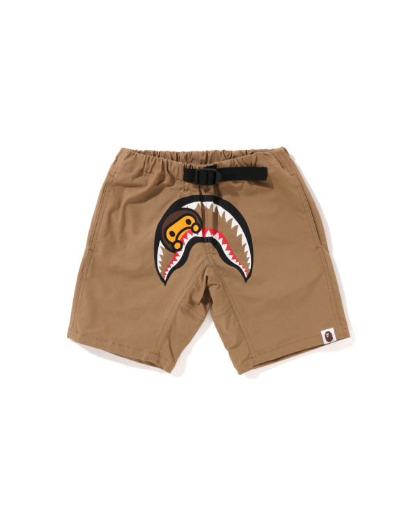 Shorts Bape Milo Shark Climbing Enfant Beige | KJLWO8746