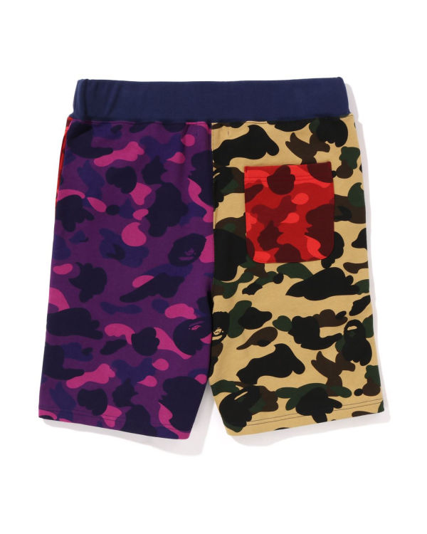 Shorts Bape Mix Camo Crazy Homme Multicolore | KJQLM6058