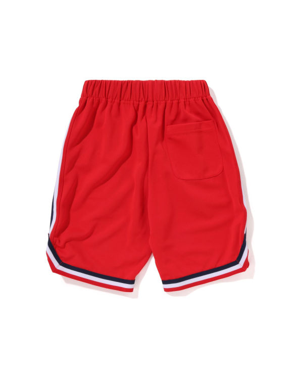 Shorts Bape Multi Print Basketball Enfant Rouge Clair | RLDAF4329