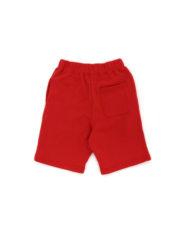 Shorts Bape Shark Enfant Rouge Clair | OPQRB3179