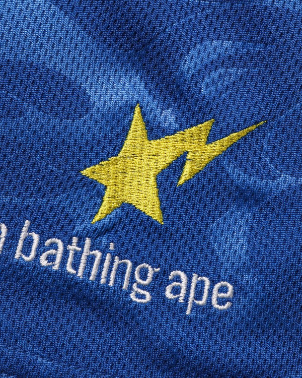 Shorts Bape Soccer Game Homme Bleu | BXMZW6925