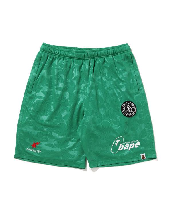 Shorts Bape Soccer Game Homme Menthe | STWNY3859