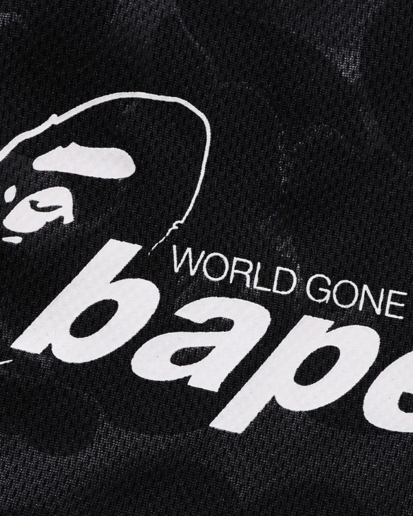 Shorts Bape Soccer Game Homme Noir | MBCAT8742